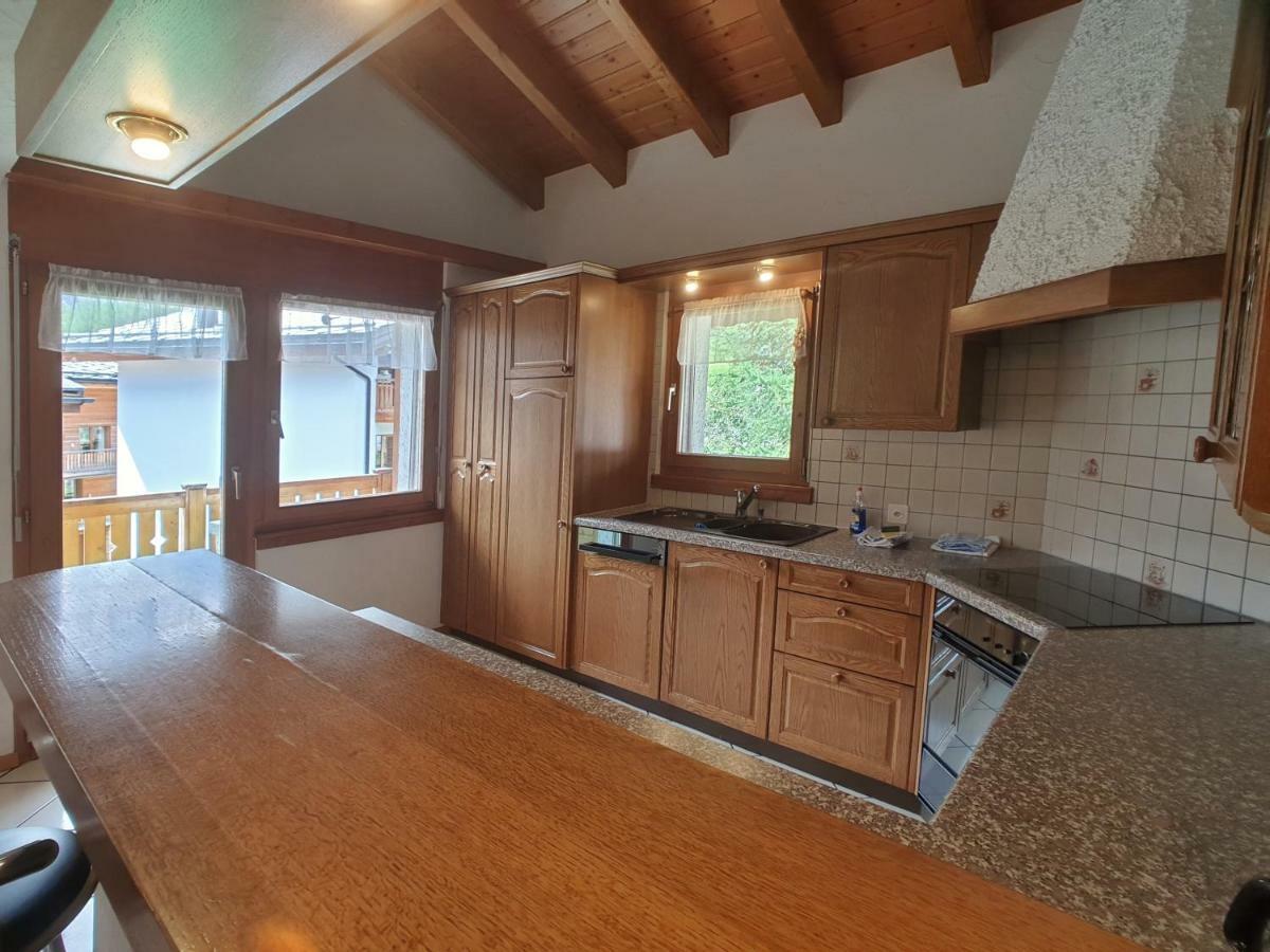 Apartment Etzel Saas Fee Exteriör bild